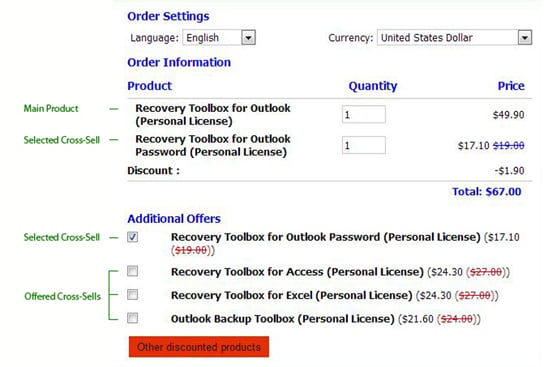 image of saas order settings