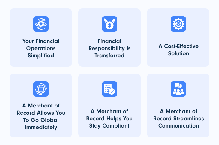 benefits of using merchant of record